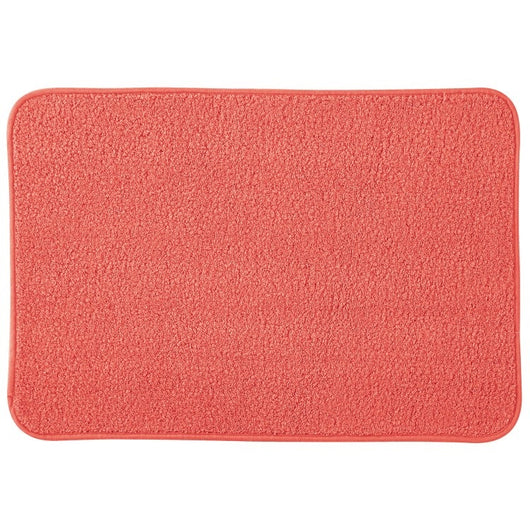 TAPPETO MICROFIBRA 40X60 COLOR ROSSO MATTONE.