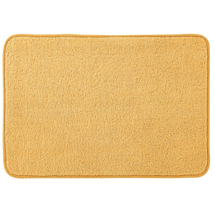 TAPPETO MICROFIBRA COLOR 40X60 GIALLO.