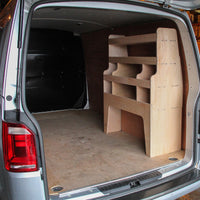 Tappezzeria Camper Furgone Grigio Argento & Scaffale per Furgone VW Transporter