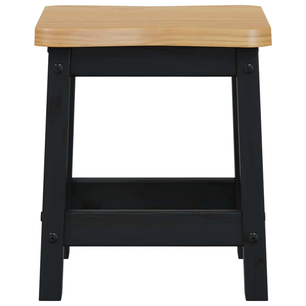 VidaXL Sgabello da bar EKAI 2 pcs Nero 40 x 29 x 45,5 cm 42037011