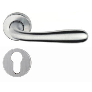 MANIGLIA ALLUMINIO AGNONE C/BOCCHETTA CR SAT- 1,0 pz