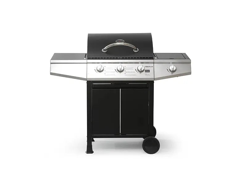 Barbecue a gas Fireplus Style 3 con 3 bruciatori e 1 fornello laterale