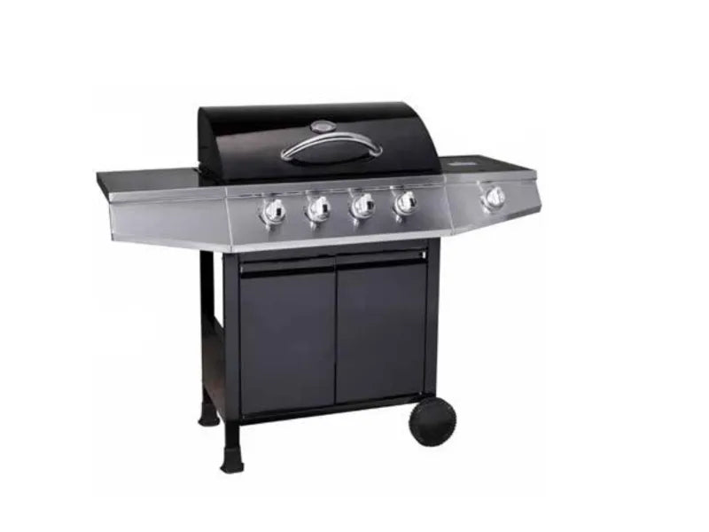 Barbecue a gas Fireplus Style 4 con 4 bruciatori e 1 fornello laterale