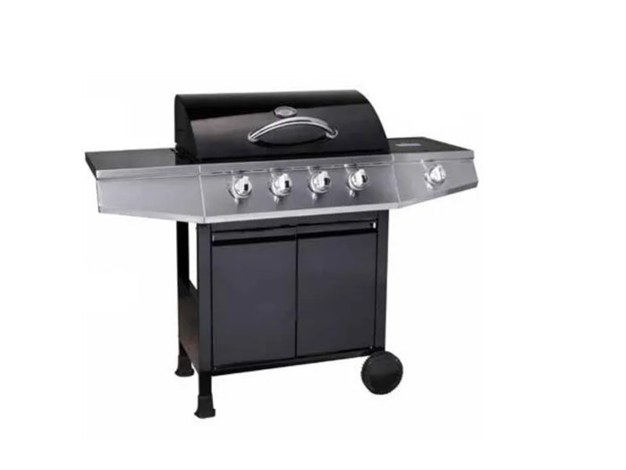 Barbecue a gas Fireplus Style 4 con 4 bruciatori e 1 fornello laterale