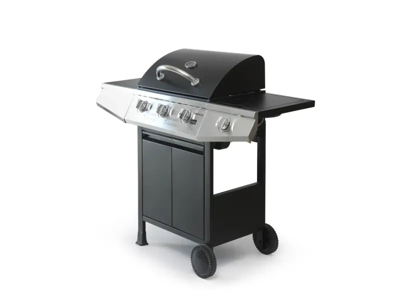 Barbecue a gas Fireplus Style 3 con 3 bruciatori e 1 fornello laterale