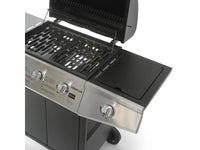 Barbecue a gas Fireplus Style 4 con 4 bruciatori e 1 fornello laterale