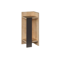 COMODINO ELOS DX 27X25XH60CM ROVERE ANTRACITE.