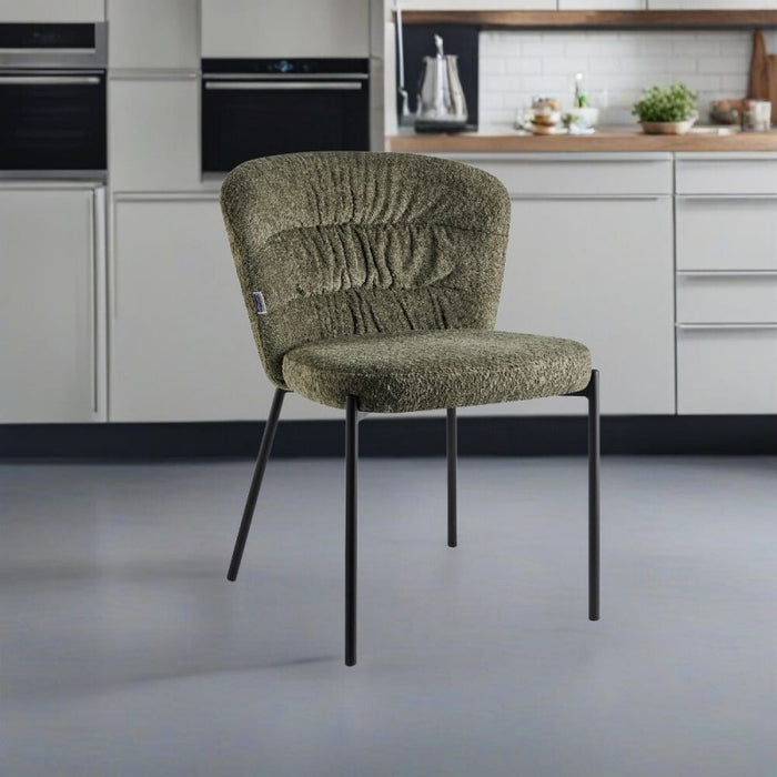 SEDIA CAMI 55X60XH78CM VERDE TEDDY.