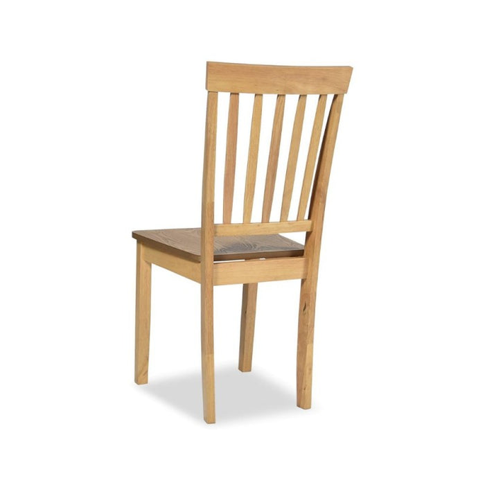 SEDIA DORI IN LEGNO 42,5X41,5XH93CM ROVERE.