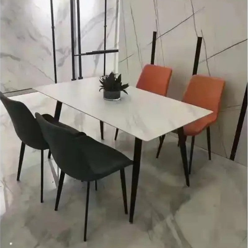 TAVOLO BROT 120X70XH75CM CERAMICA BIANCO LUCIDO