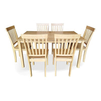 TAVOLO DORI 140X80XH73,8CM ROVERE.