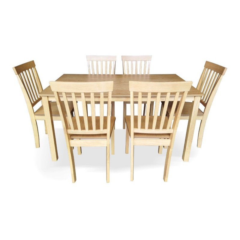 TAVOLO DORI 140X80XH73,8CM ROVERE.