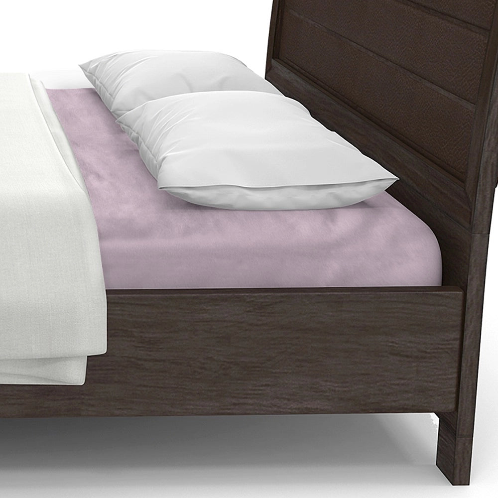 Lenzuolo letto sotto con angoli 100% puro cotone Made in Italy tinta unita Rosa - 1 Piazza e mezza