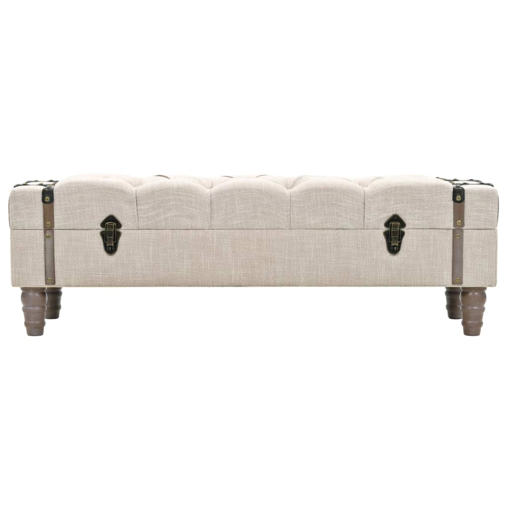 Panca contenitore 111 x 34 x 37 cm in legno massello e acciaio 02_0010889