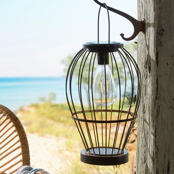 LANTERNA A RICARICA SOLARE DA ESTERNO CARLOW LUXFORM