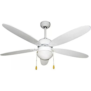 VENTILATORE A SOFFITTO 5 PALE BIANCO 130CM