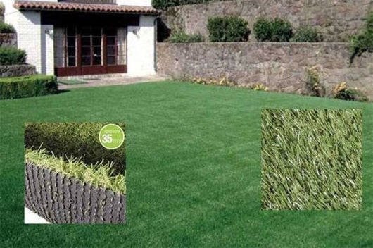 PRATO SINTETICO DI ERBA SEMPREVERDE 35MM 2X3M