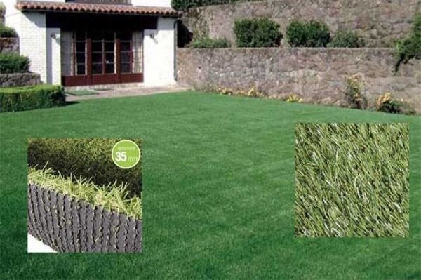 ERBA SINTETICA SEMPREVERDE  35 MM VERDELOOK ROTOLO 2X3 METRI