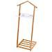 INDOSSATORE CON SVUOTATASCHE BAMBOO E ACCIAIO 43,5X34X102 CM DOMOPACK LIVING
