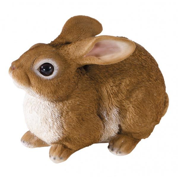 LEPRE DA GIARDINO IN POLIRESINA MISURA 22,5X14X16 CM