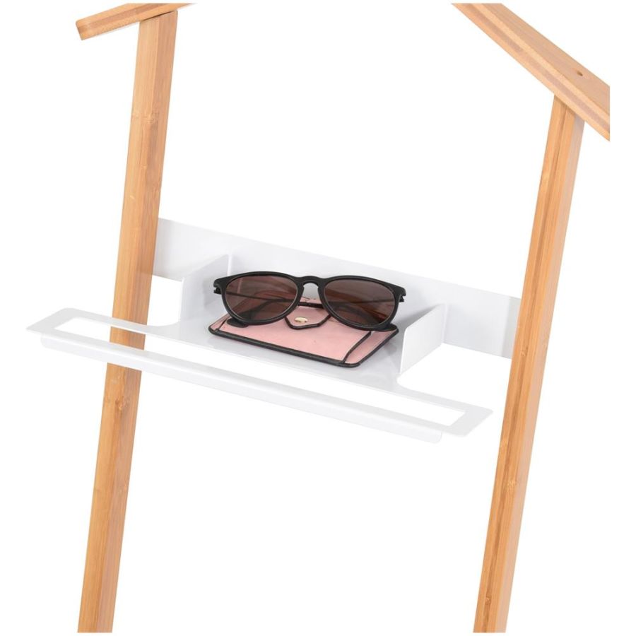 INDOSSATORE CON SVUOTATASCHE BAMBOO E ACCIAIO 43,5X34X102 CM DOMOPACK LIVING