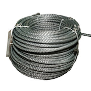 Cavo per verricello in acciaio 6x25 fi 11mm con anima metallica, 80m/rotolo