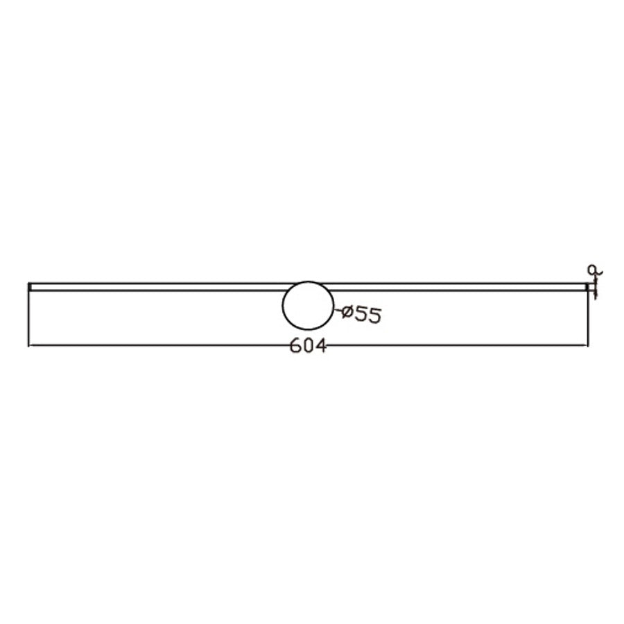 Applique Modern Slim L LED 8W oro IP44 Light Prestige