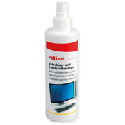 Roline, Detergente per Schermi, Plastica e Metallo, Spray 250 ml, Multicolore