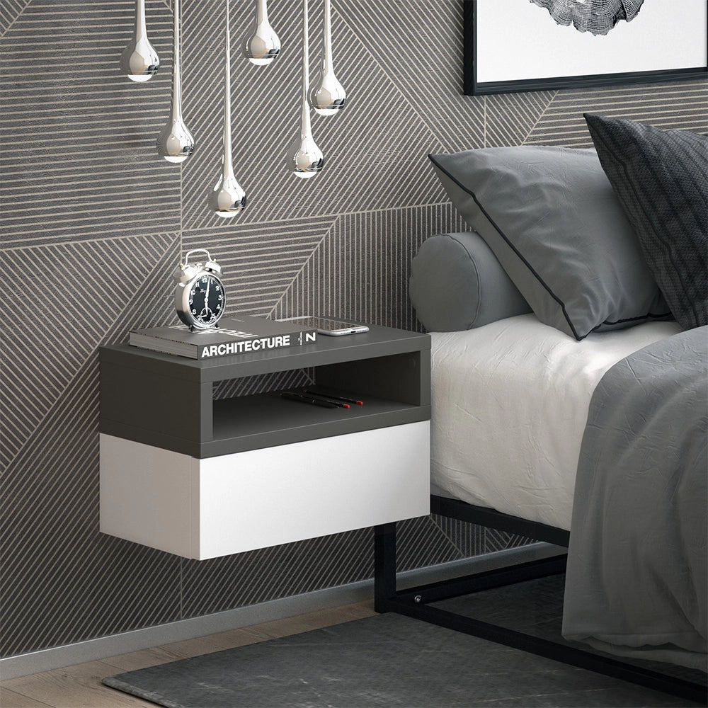 Vicco Comodini camera da letto Antracite 45 x 28 cm