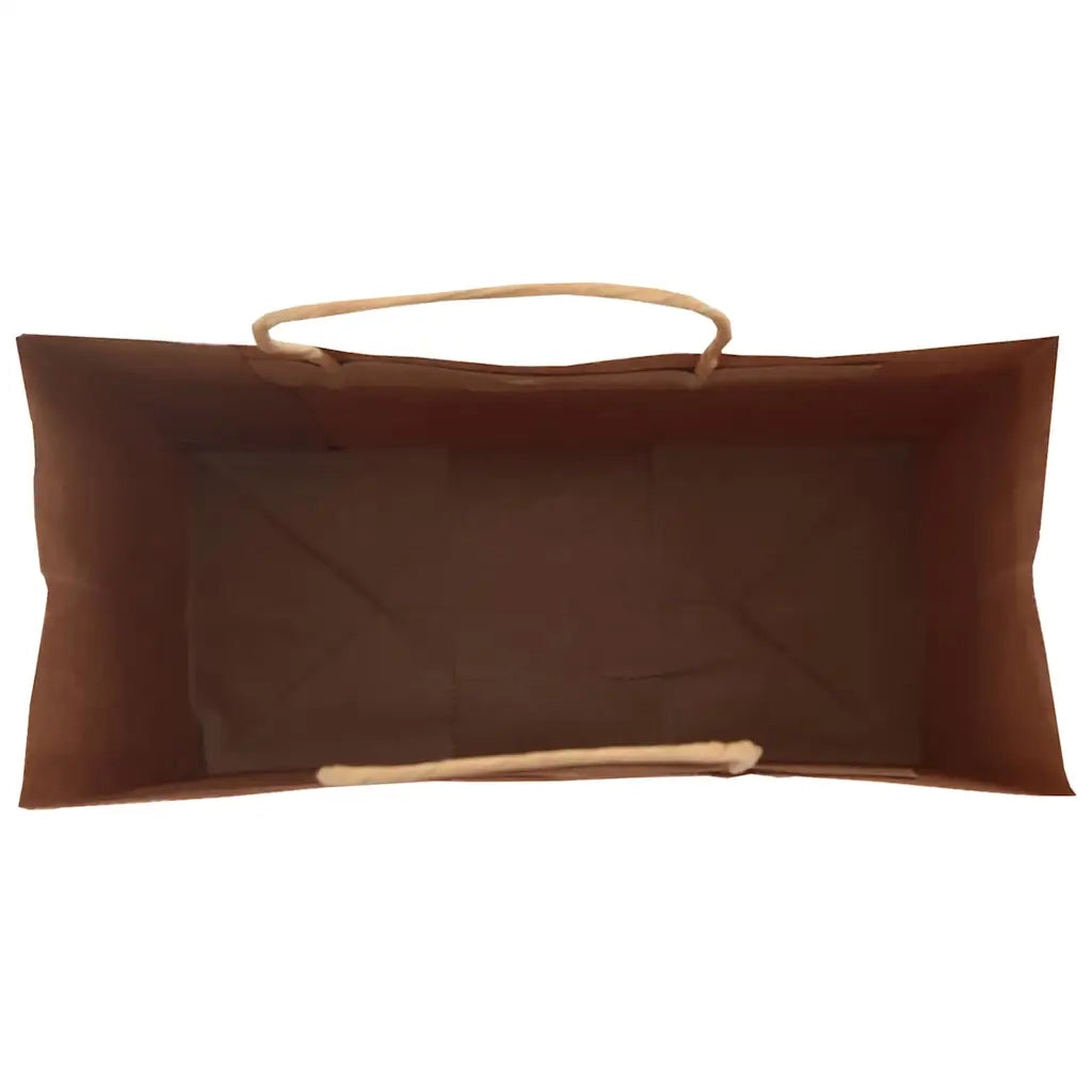 Sacchetti di Carta 250 pz con Manici Marrone 26x12x35 cm CFW8962316