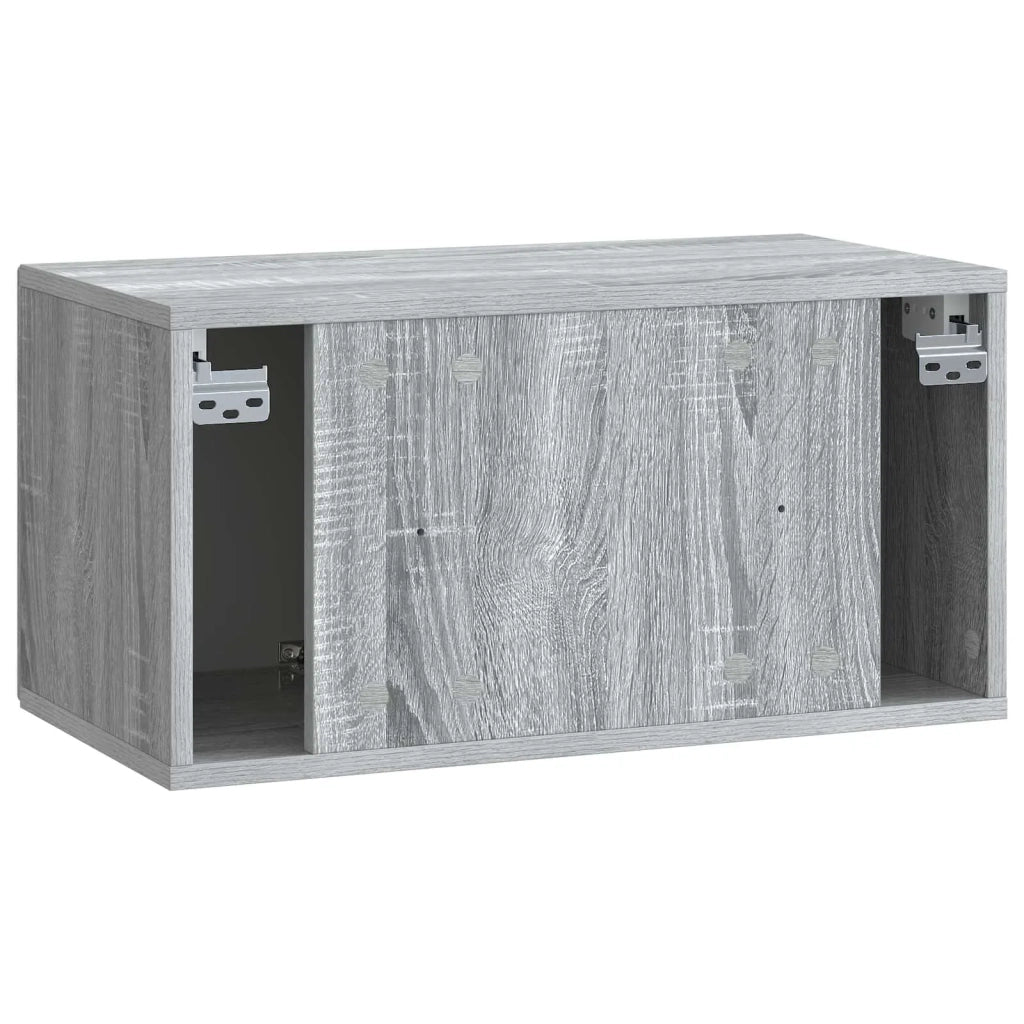 Mobile Porta TV da Muro Grigio Sonoma 59,5 x 31 x 30 cm