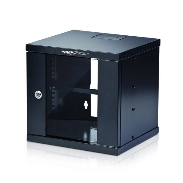 Machpower rack 10 a parete 6u 325x300x320 1*rip., 2*mont., nero - AR-633WB