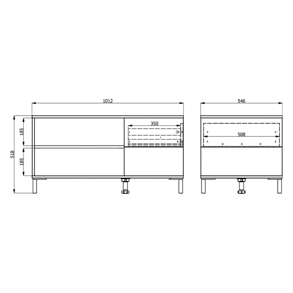 Salentina, Tavolino da Salotto un Cassetto, 102x55x52h cm Bianco Crema