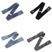 Raccordo elastico - 4 pezzi - 76 * 3 cm - Raccordo elastico duraturo - regolabile - raccordo elastico per jeans, pantaloni, gonne - raccordo elastico regolabile per donne - Raccordo elastico Lazy senza cuciture - decorazione estiva per donne