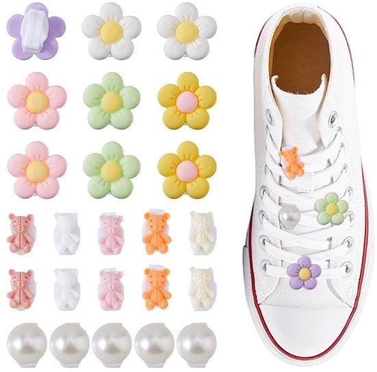 Set di 30 Adorabili Decorazioni per Sneakers