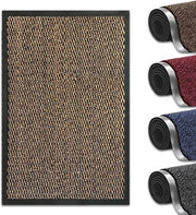 Tappeto di Gomma per Porte Interna ed Esterna - Super Assorbente, Antiscivolo e Lavabile in Diverse Dimensioni