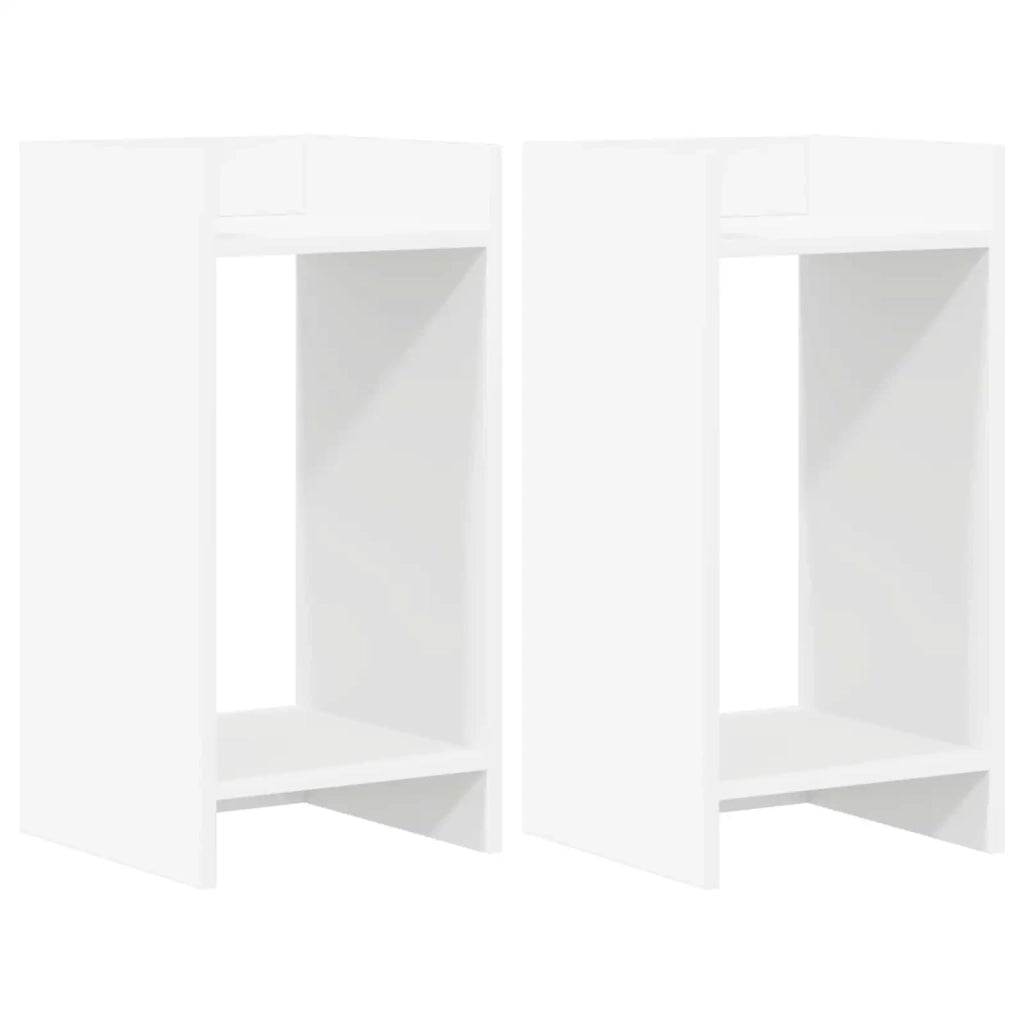 Supporto per piante 2 pcs Bianco 30 x 30 x 60 cm