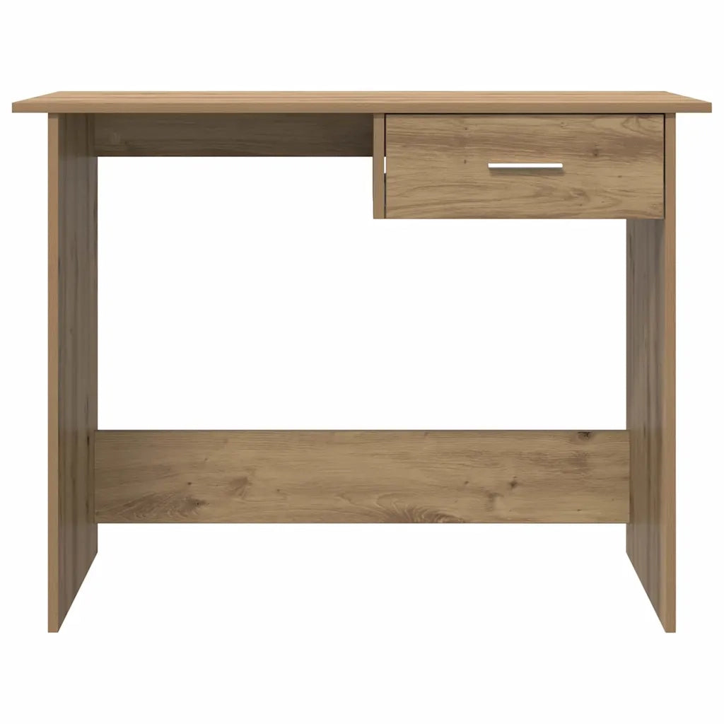 vidaXL Scrivania rovere artigianale 100 x 50 x 76 cm Legno multistrato