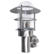 Lampada a parete da giardino patio acciaio inox da interno ed esterno CFW3855447