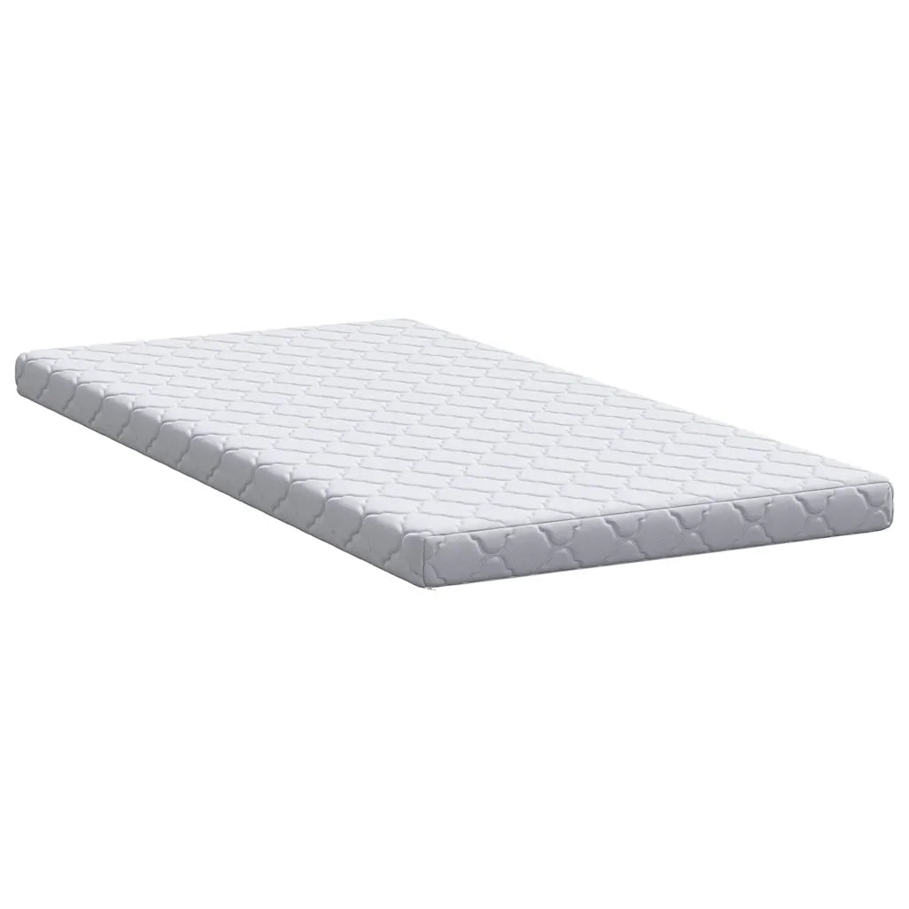 Materasso Bianco 90 x 190 cm Tessuto Jacquard