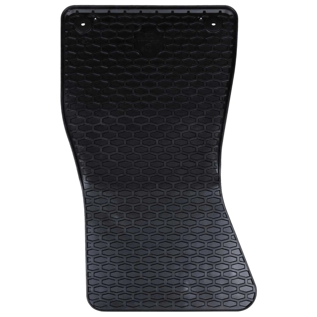 Tappetino per Auto 4 pz Nero Gomma CFW4154379