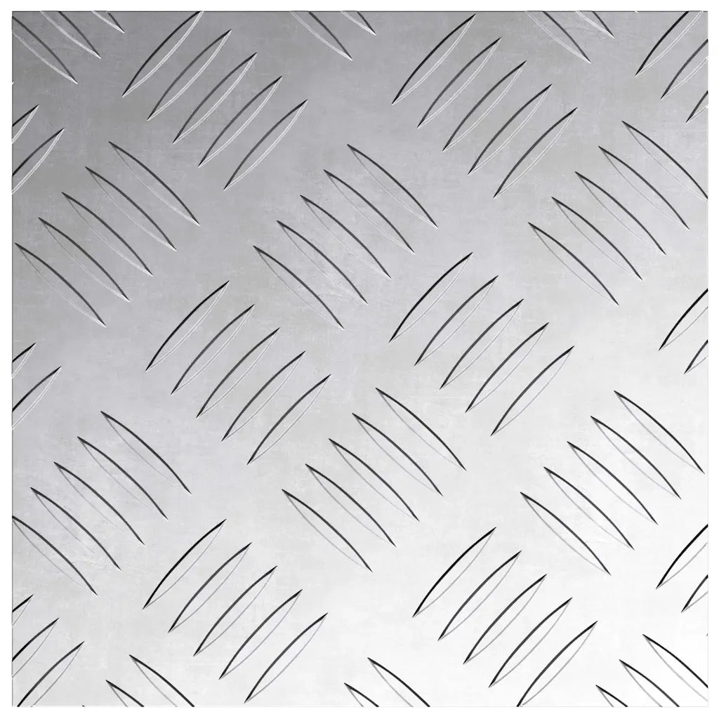 Gradini per Scale Quadrato 4 pcs Argento 20 x 20 cm Alluminio 4104238