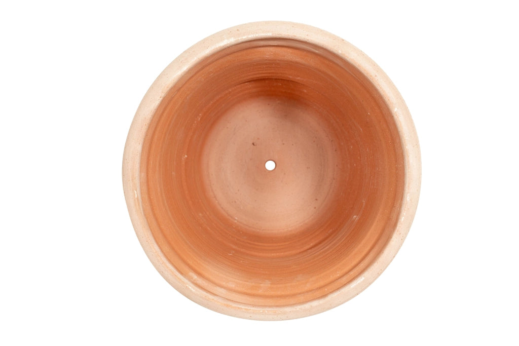 Biscottini Set 2 vasi in Terracotta 100% Made in Italy interamente Lavorati a Mano