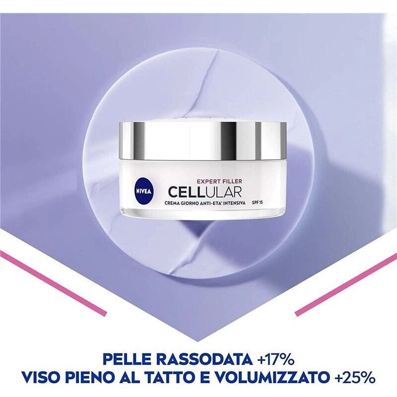 NIVEA CREMA GIORNO ANTI ETÀ 50 ML INTENSIVA ANTIRUGHE CON ACIDO IALURONICO