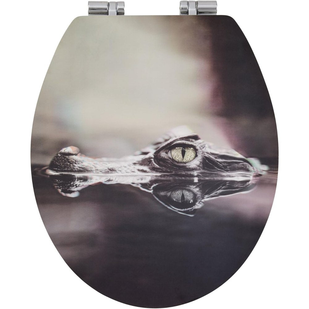 Sanwood 6098337 per wc sedile wc caiman 3d motivo con fasziniere