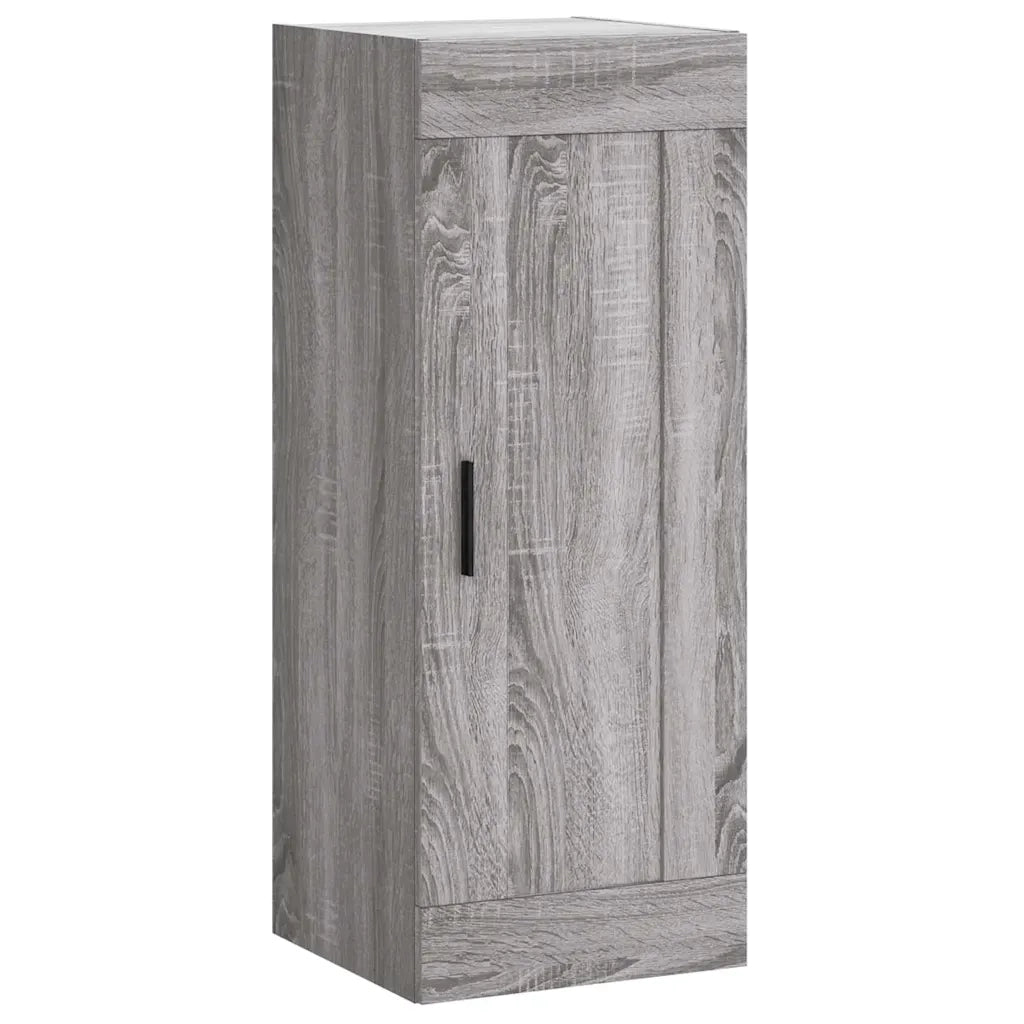 Credenza-Buffet-Armadio da cucina Grigio Sonoma 34,5x34x180 cm in Legno Multistrato 822984