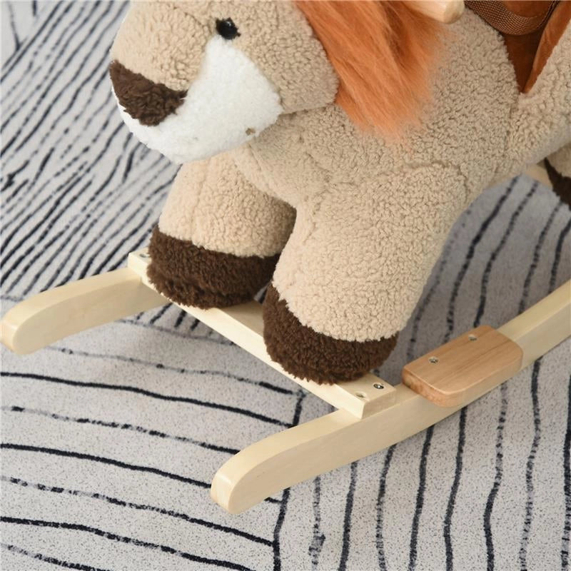 DONDOLO GIOCATTOLO A FORMA DI LEONE PER BAMBINI 18-36 MESI