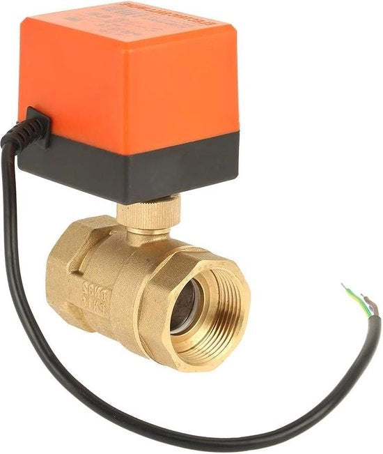 Valvola a sfera elettrica G1-1/4 DN32 2 vie 3 file 2 punti 220V AC