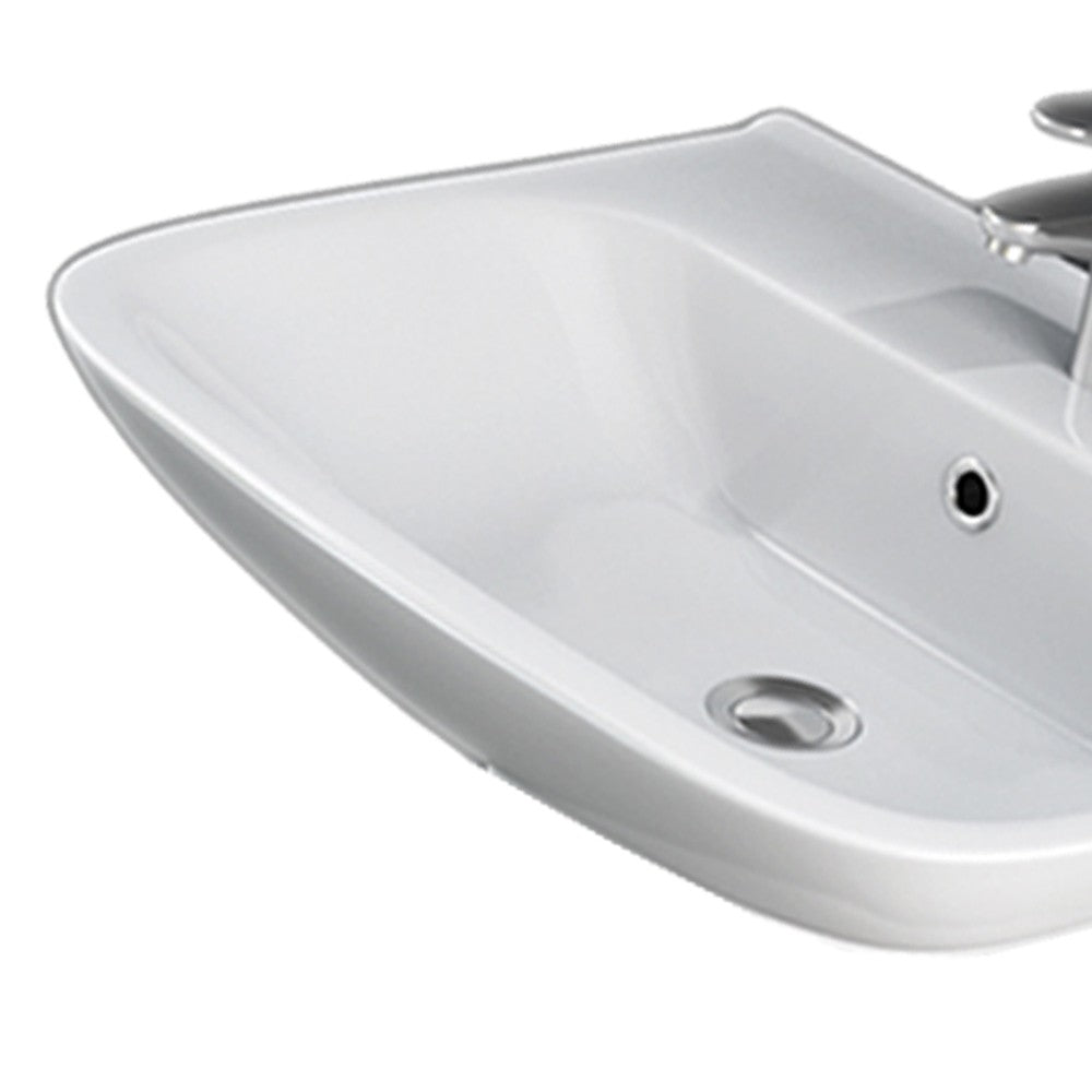 Lavabo da 65 cm in ceramica - serie River