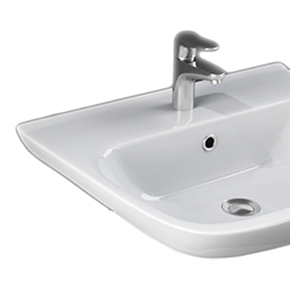 Lavabo da 65 cm in ceramica - serie River